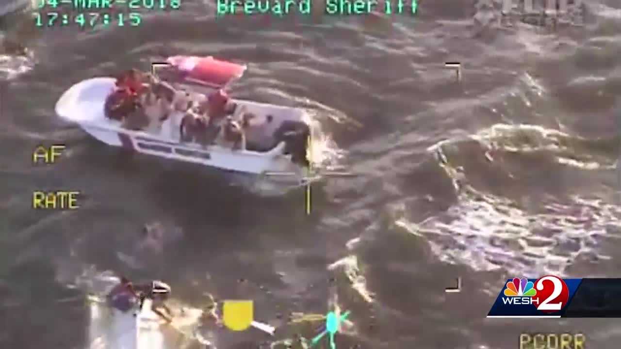 Detectives Release Video Of 6 People Being Rescued After Boat Capsizes