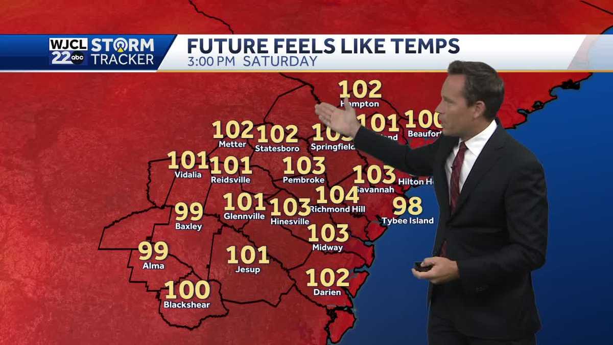 Savannah: Heat & thunderstorms in the weekend forecast