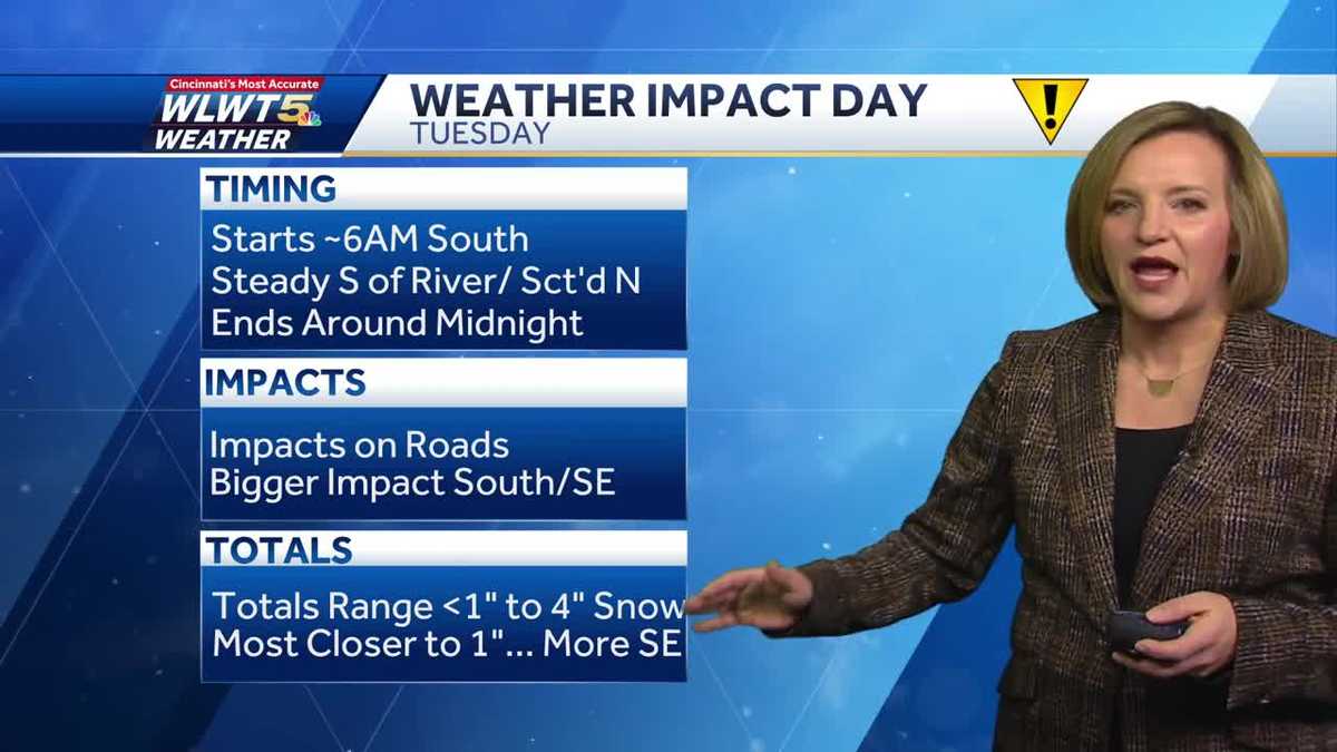 Cincinnati Weather: Winter Storm Warning Mainly South
