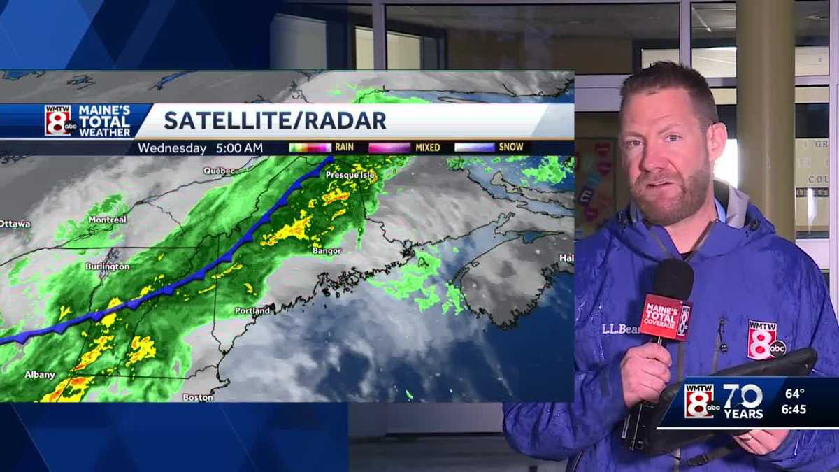 Showers this morning with clearing this afternoon