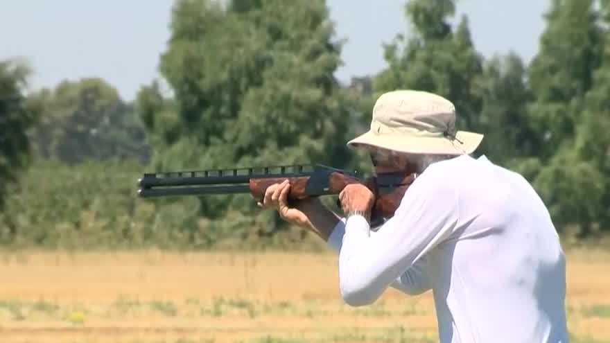 Competitive shooters practice before Stockton tournament