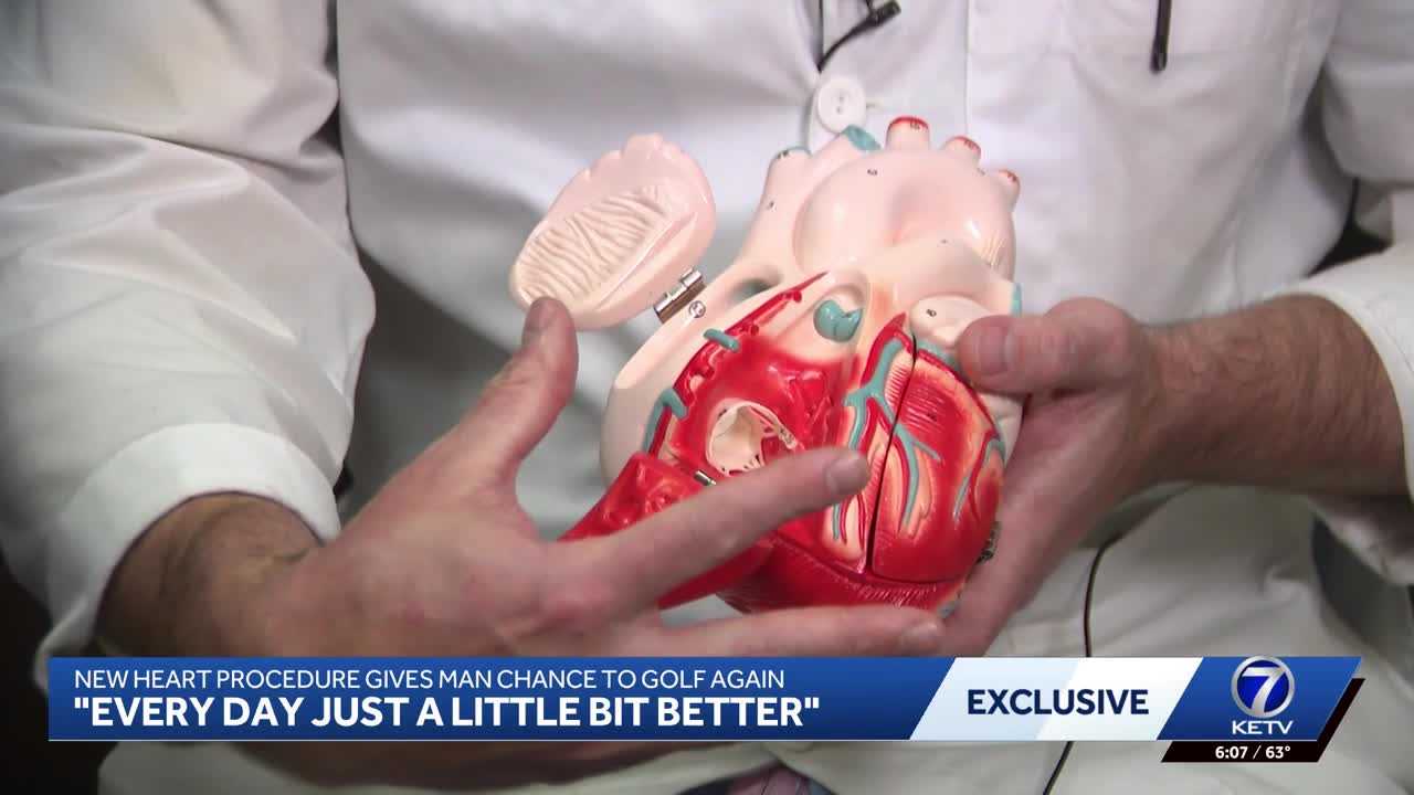 New heart procedure helps man swing a golf club again
