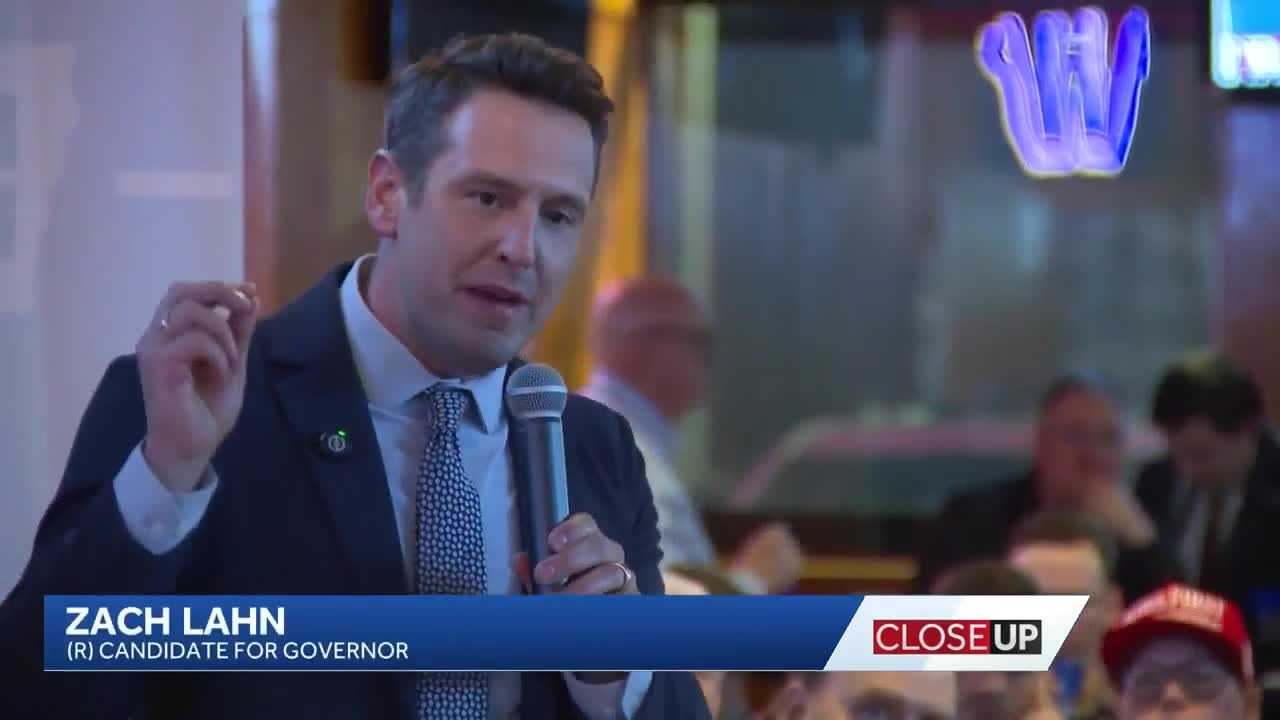 kcci.com - Amanda Rooker - Businessman Zach Lahn says outsider message sets him apart in Republican primary for Iowa governor