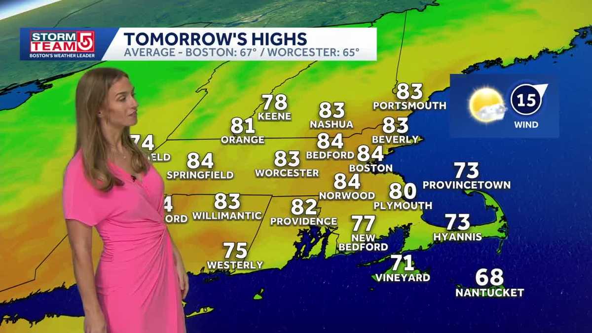 Video: Warm finish before weekend cool-down - WCVB
