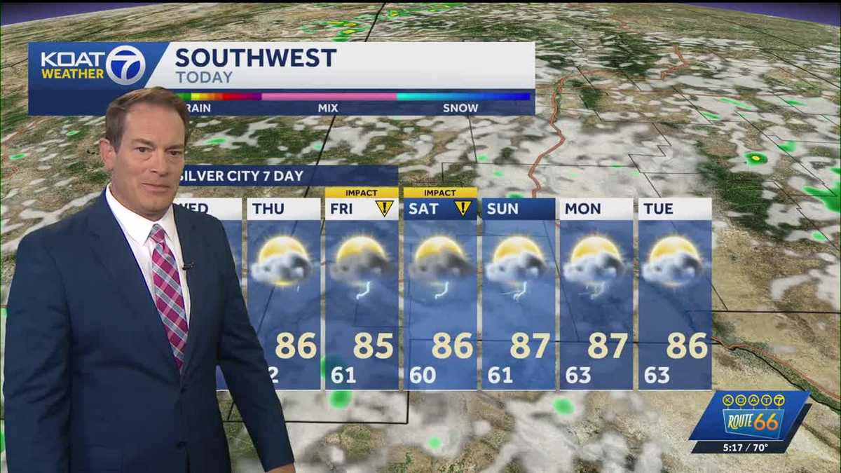 A little hotter this afternoon with very limited monsoon storm coverage