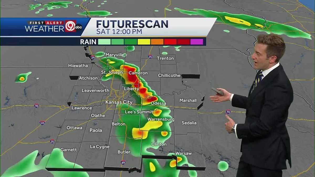 Kansas City weather: Scattered storms Saturday and Sunday
