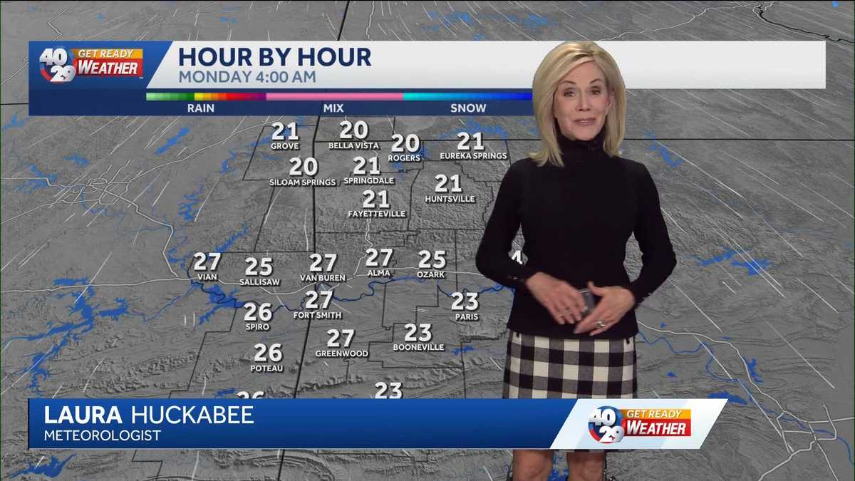 A Cold Start to the Week in Arkansas