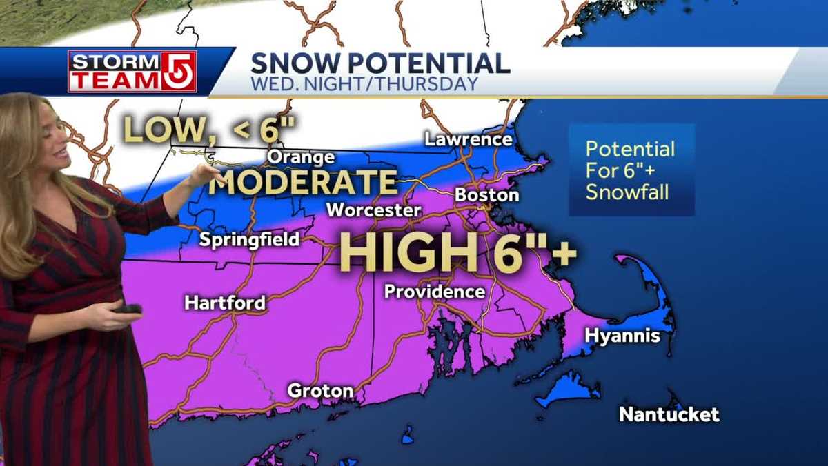 Video: Wintry mix for Monday; Snow later in week