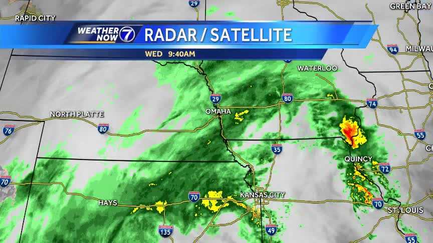 Rain and clouds continue through most of this week in Omaha