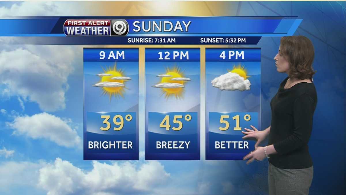 Enjoy Sunday's warmth because the deep freeze is on the way