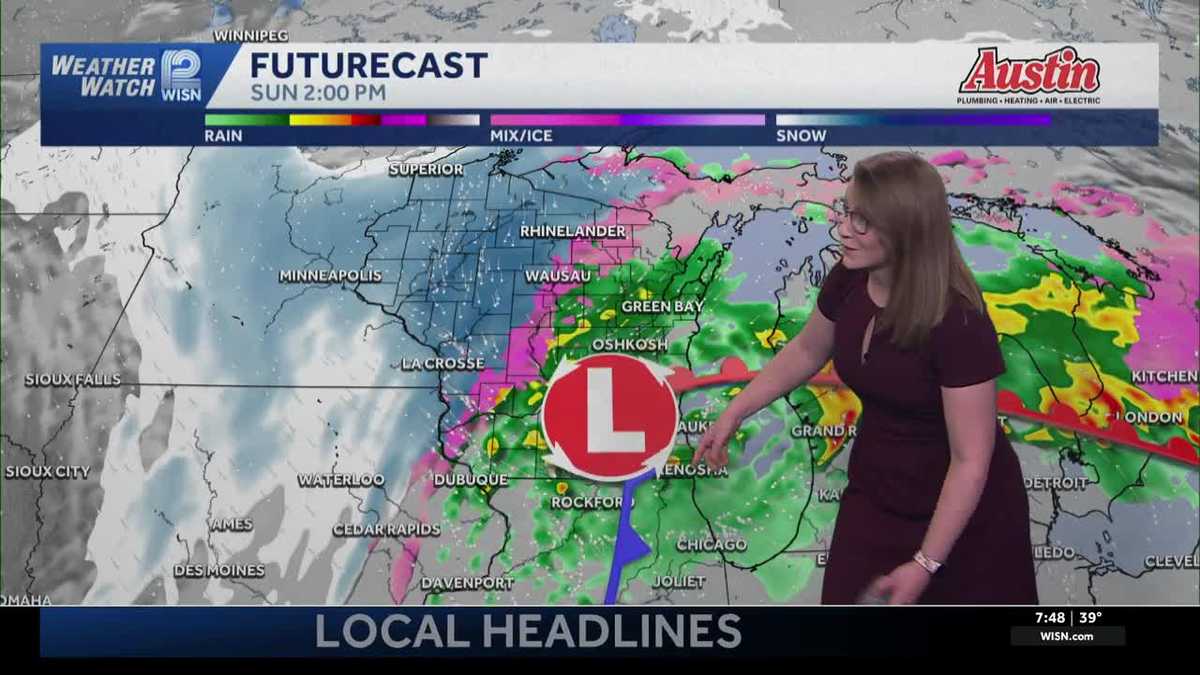 SE Wisconsin Weather: Rain to snow with very strong winds