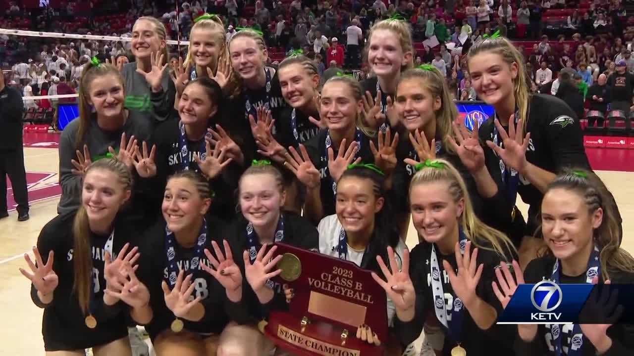 Skutt Wins Class B Volleyball Title