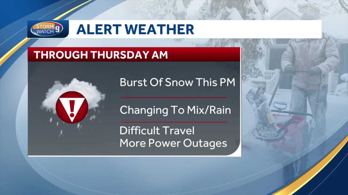 New Hampshire snow impacts Road conditions, possible outages