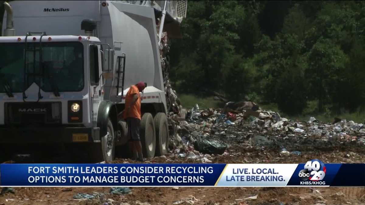 Fort Smith could cut back recycling pickup