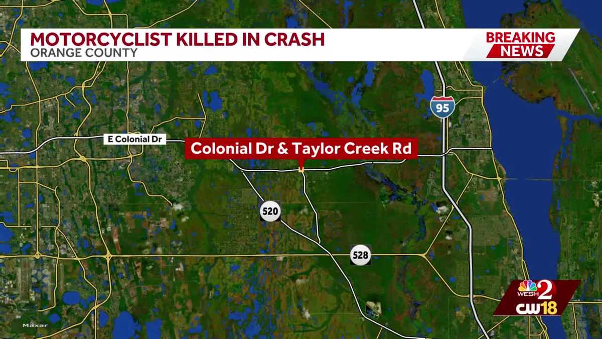 State Road 50 blocked after fiery crash killing motorcyclist, FHP says