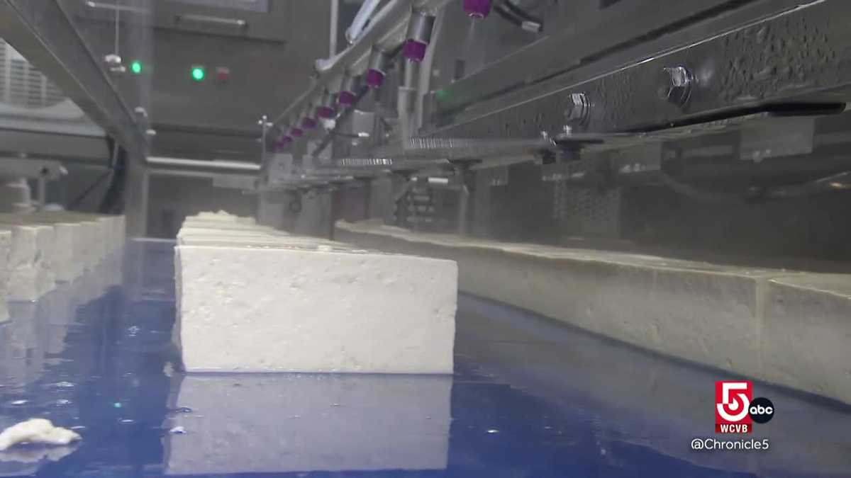 Largest tofu production line in the world located in Ayer, Massachusetts