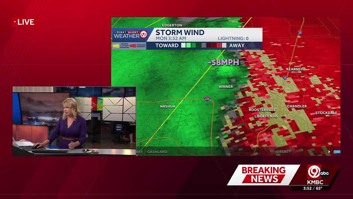 KANSAS CITY WEATHER: Severe thunderstorms in the metro
