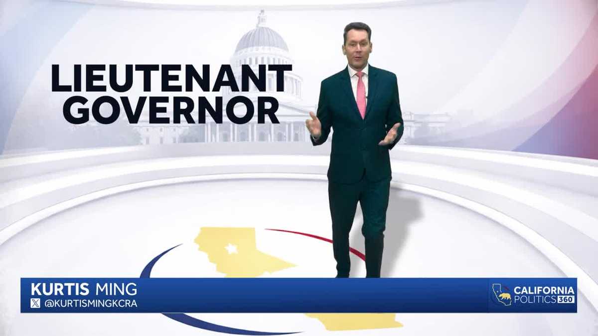 What is the California lieutenant governor responsible for?