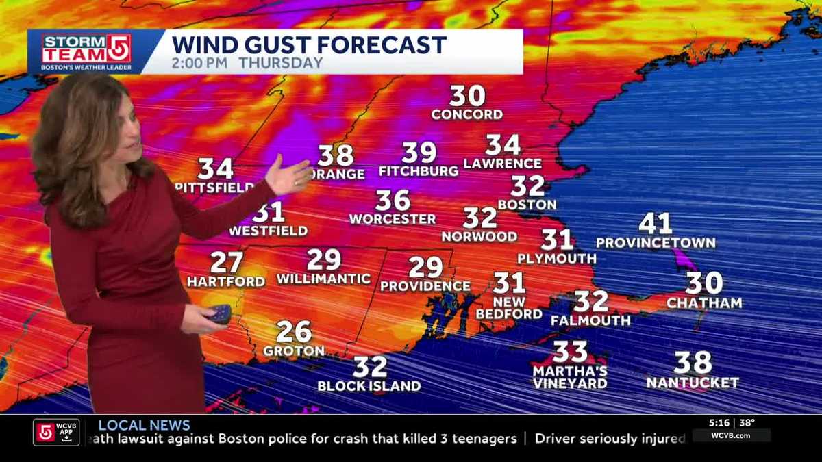 Video: Gusty winds bring back the cold