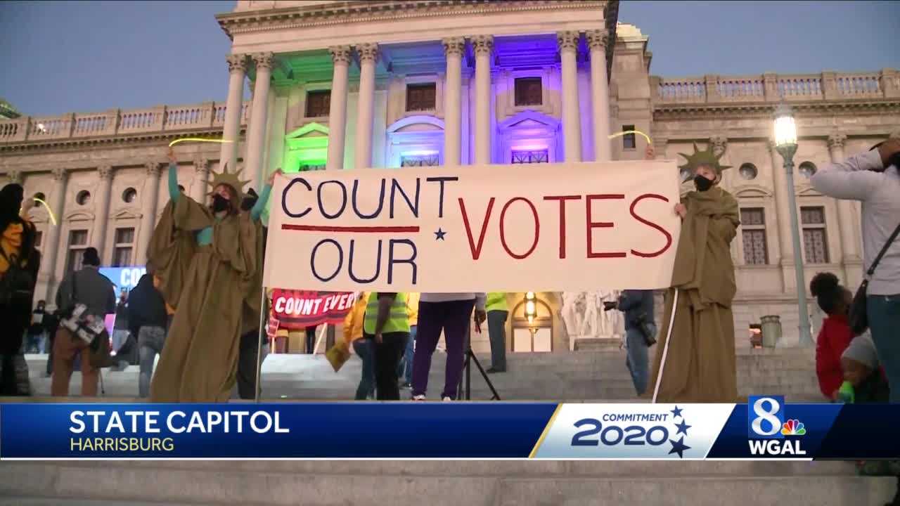 Susquehanna Valley Demonstrators Protest Attempts To Stop Ballot ...