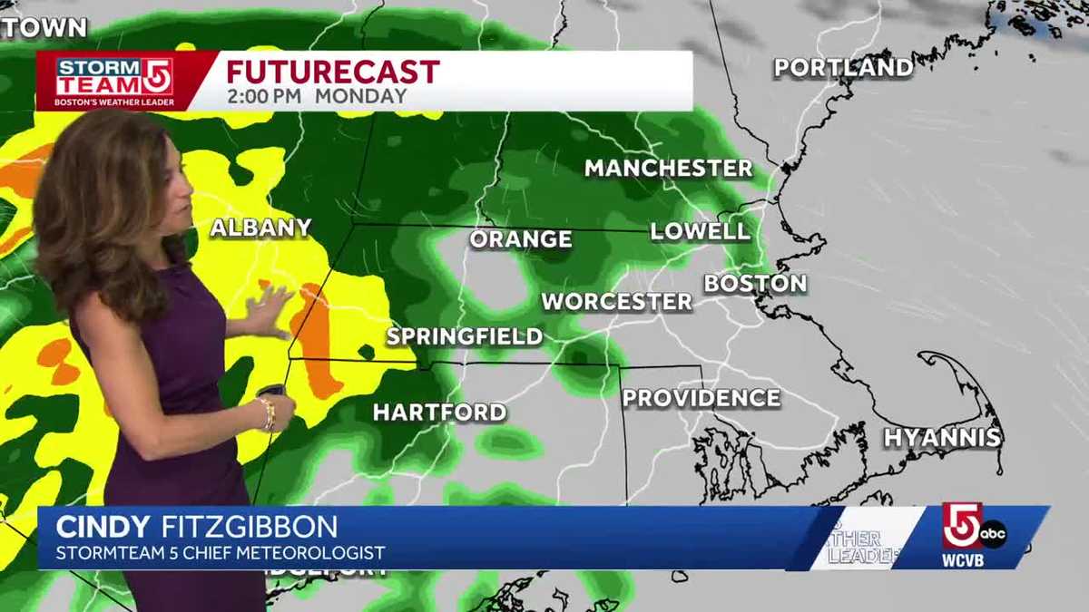  Bracing for heavy afternoon downpours