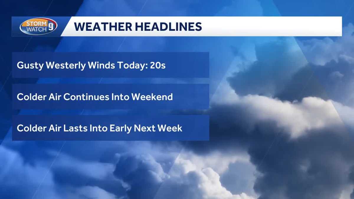 Video: Colder air moves into New Hampshire