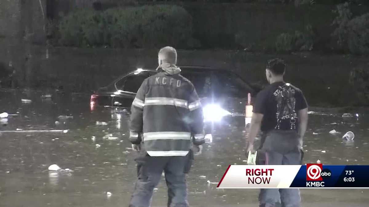 Kansas City weather: KCFD responds to 23 water rescues