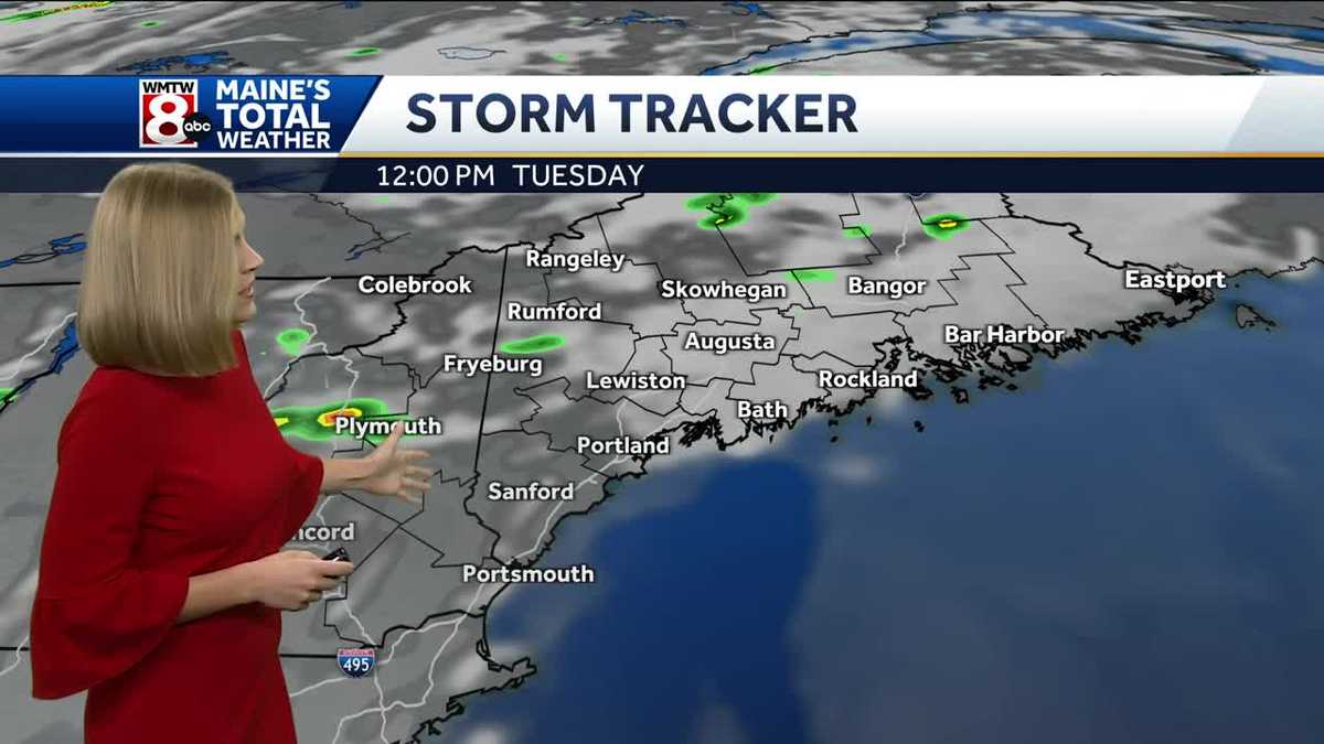 Patchy fog & spotty showers overnight