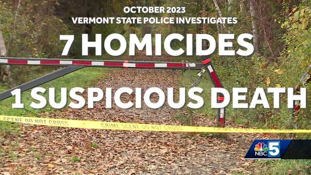 A heavy lift: Vermont State Police continue investigating unprecedented number of homicides in October - Vimarsana News