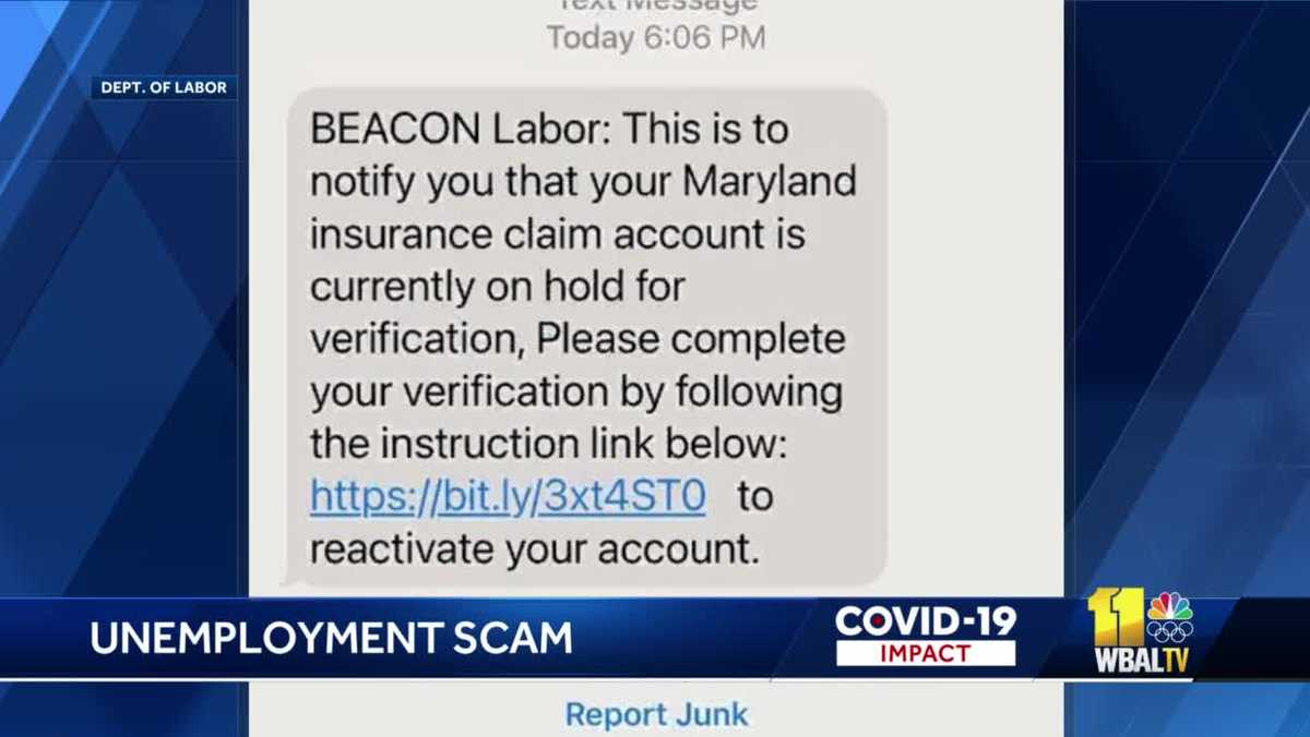 State labor department warns claimants of unemployment scam through text