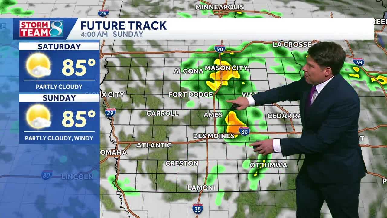 Iowa weather: Multiple rounds of strong to severe storms through Monday