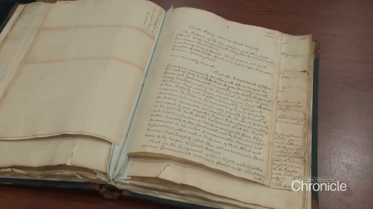 New Hampshire State Archives hold several important documents from 1600s, 1700s
