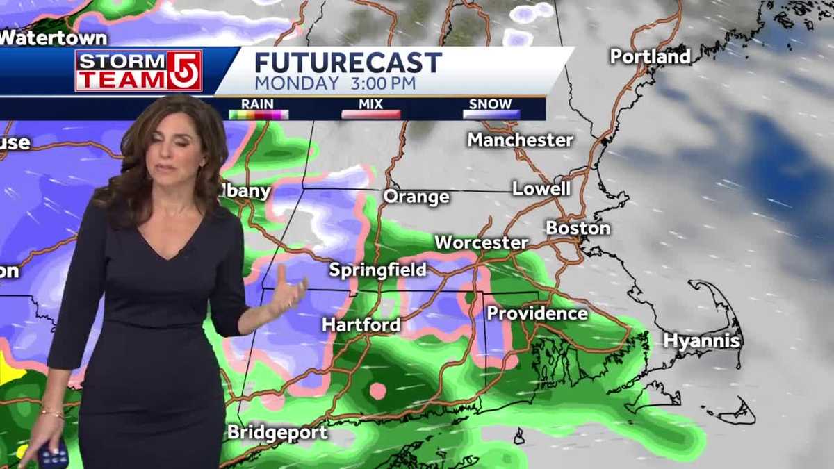 Video: Heavy, wet snow for some this afternoon