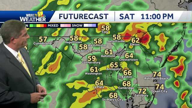 Remnants of Ophelia to exit Maryland Sunday