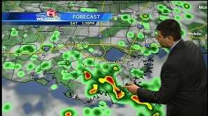 Saturday: Scattered storms again