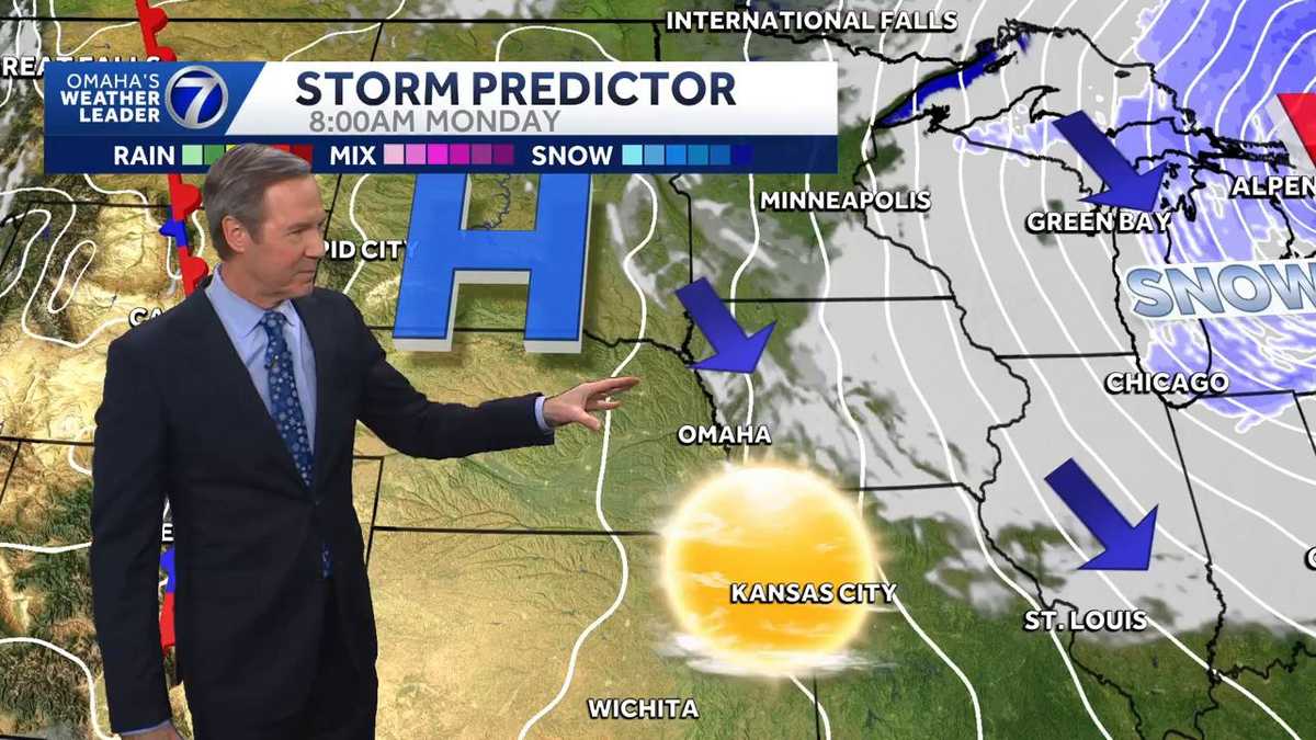 Breezy & cold Monday around Omaha, not as cold Tuesday