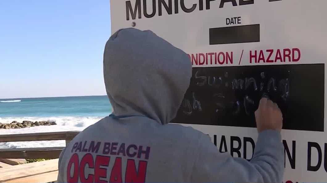 West Palm Beach surfers welcome cold snap as waves pick up
