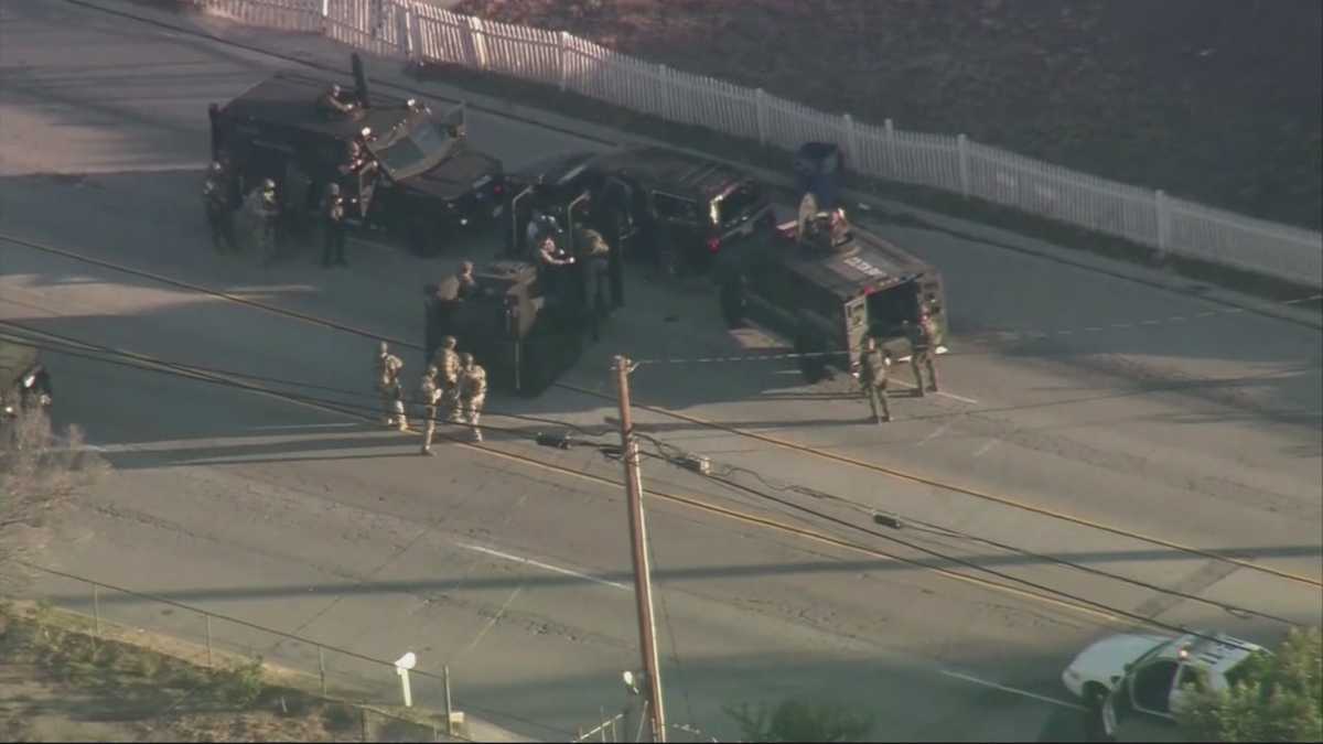 Two suspects killed in shootout with San Bernardino police