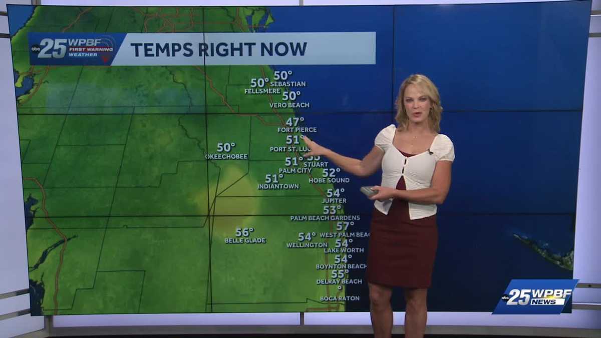 Colder Temperatures for South Florida