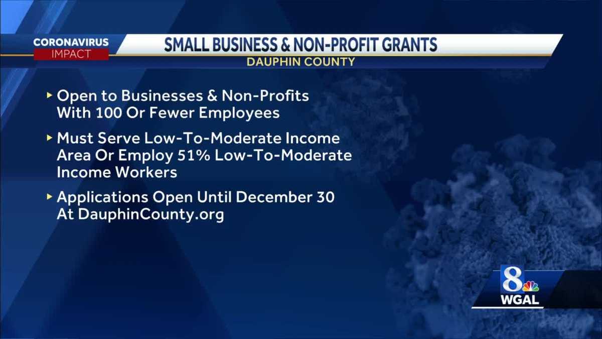 DAUPHIN COUNTY 1.15 millions in grants available
