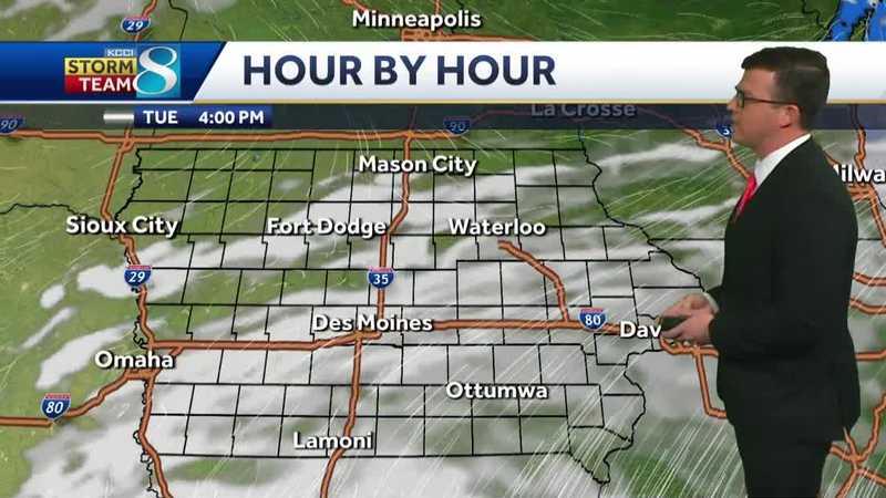 Iowa weather: Staying warm with more clouds 