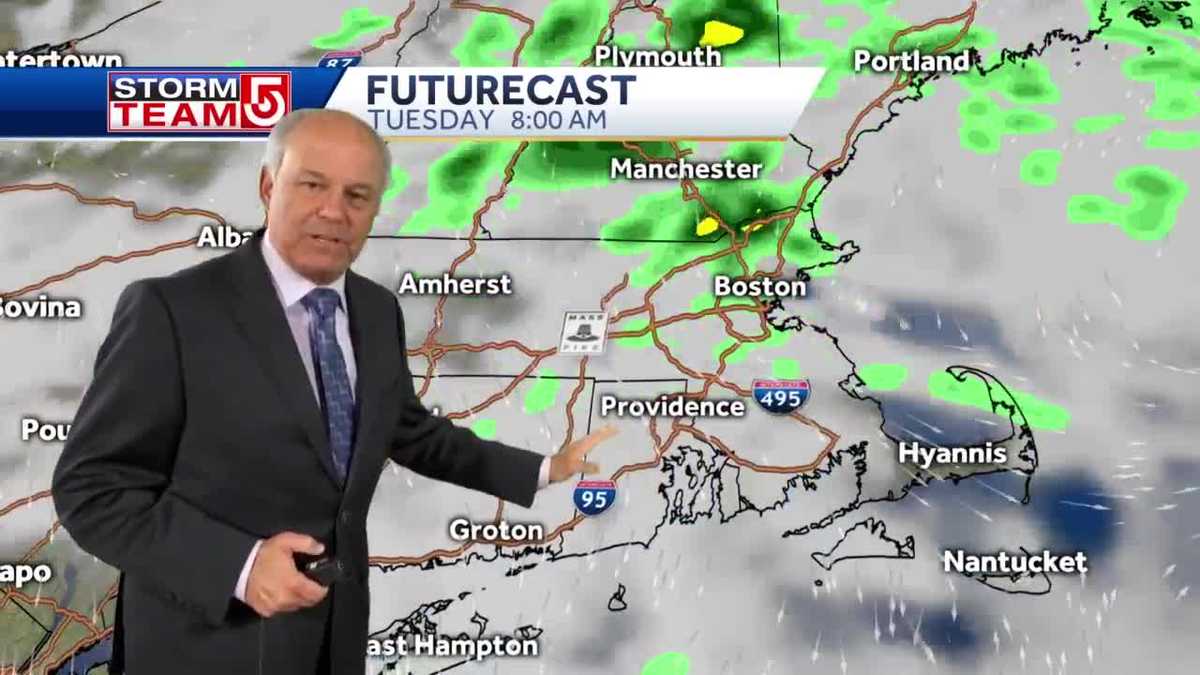 Video Spot showers, thunderstorm threat to last through midweek
