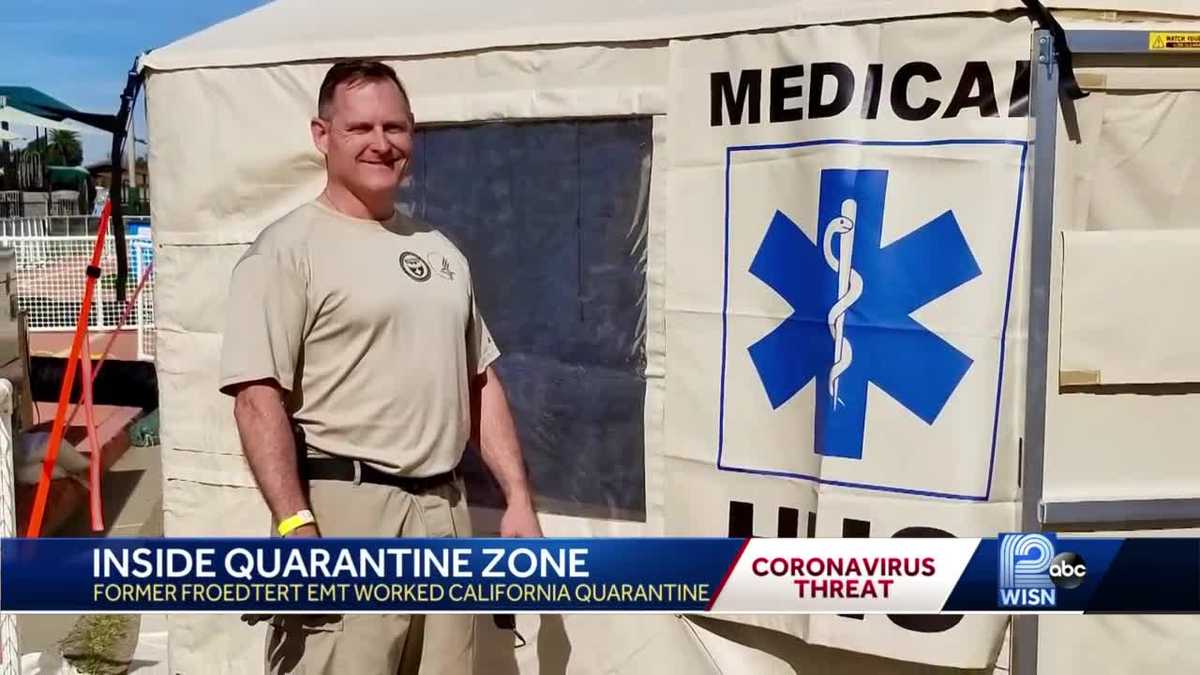 Wisconsin paramedic treated COVID19 patients in quarantine zone