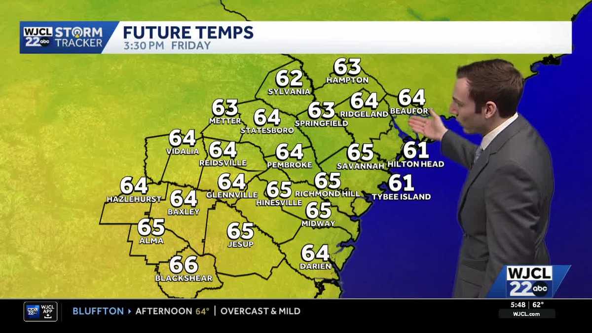 Pleasant end to the holiday week for Southeast Georgia and the Lowcountry