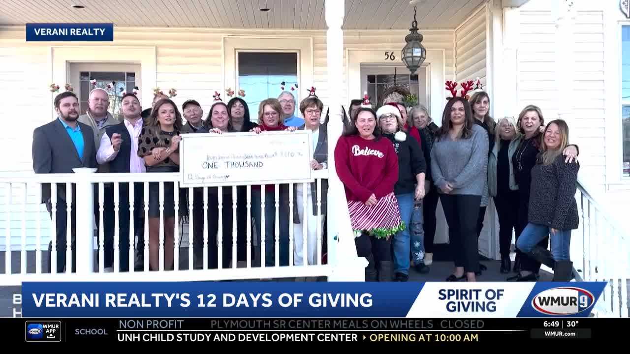 wmur.com - KC Downey - Real estate company helping local charities with $1,000 donations