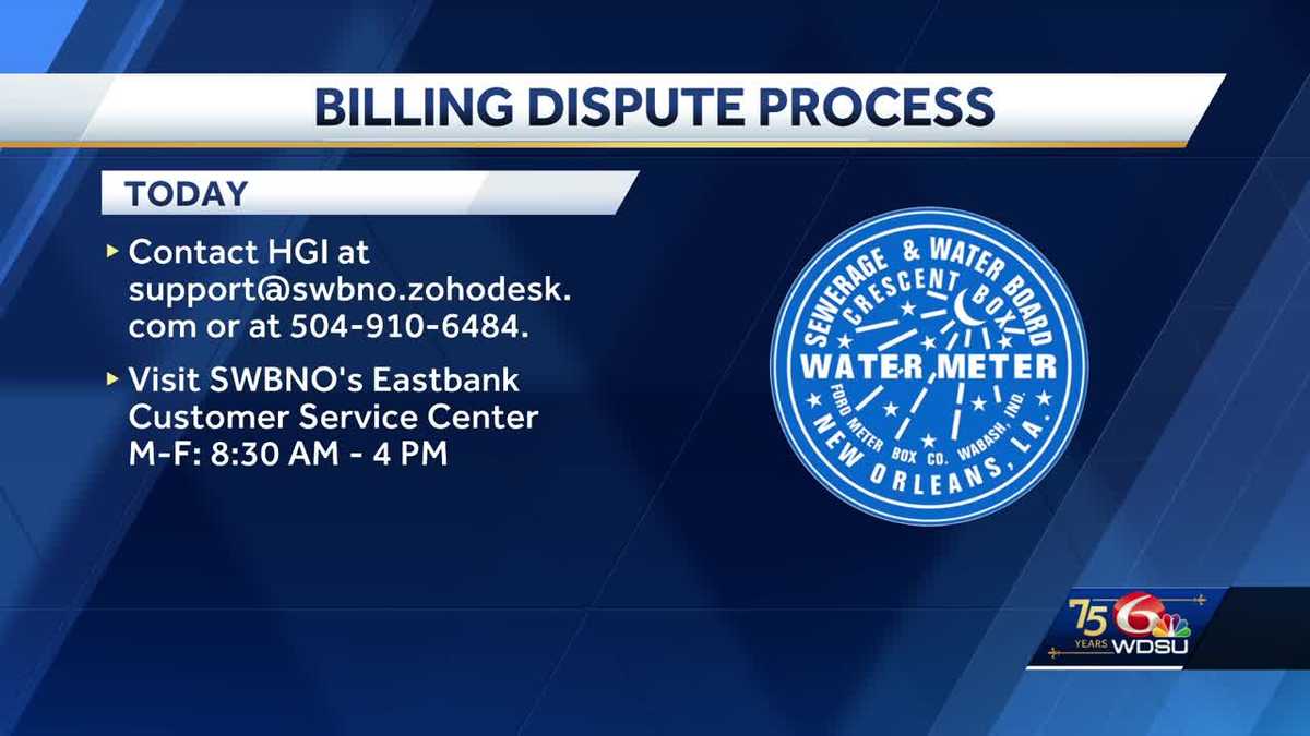 Sewerage & Water Board of New Orleans streamlines billing dispute process