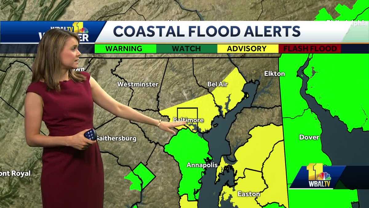 Rainy Monday ahead, flood alerts in some areas