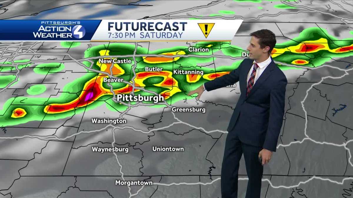 PITTSBURGH WEATHER Impact Day on Saturday, with heavy rain and gusty PITTSBURGH WEATHER Impact Day on Saturday, with heavy rain and gusty
