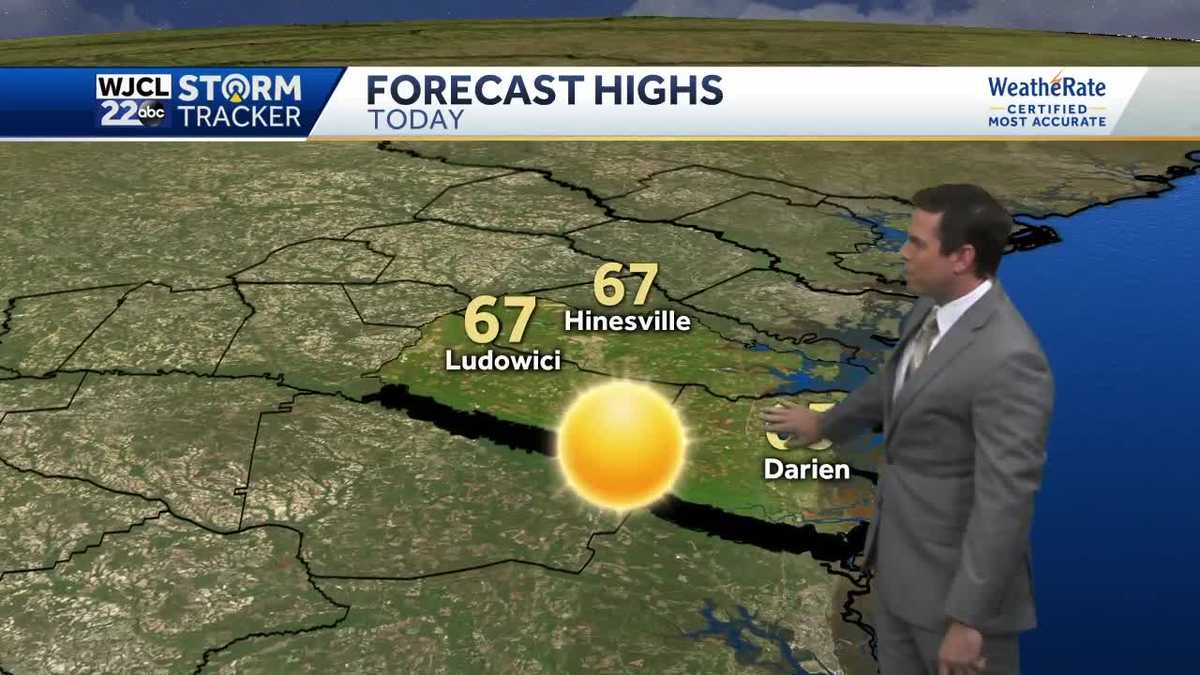 A sunny day and pleasantly mild - WJCL