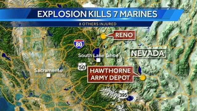 Explosion kills 7 Marines at Hawthorn depot
